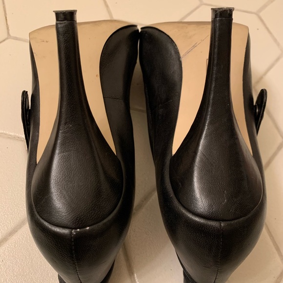 Steven By Steve Madden Black Open-Toe Booties - Picture 7 of 8